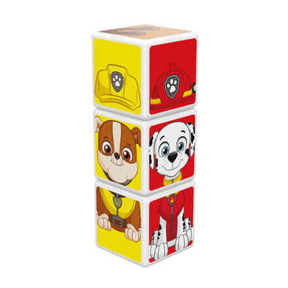Cubos Magnéticos MAGICUBE Paw Patrol - Marshall, Rubble y Zuma (3 cubos) | Geomag