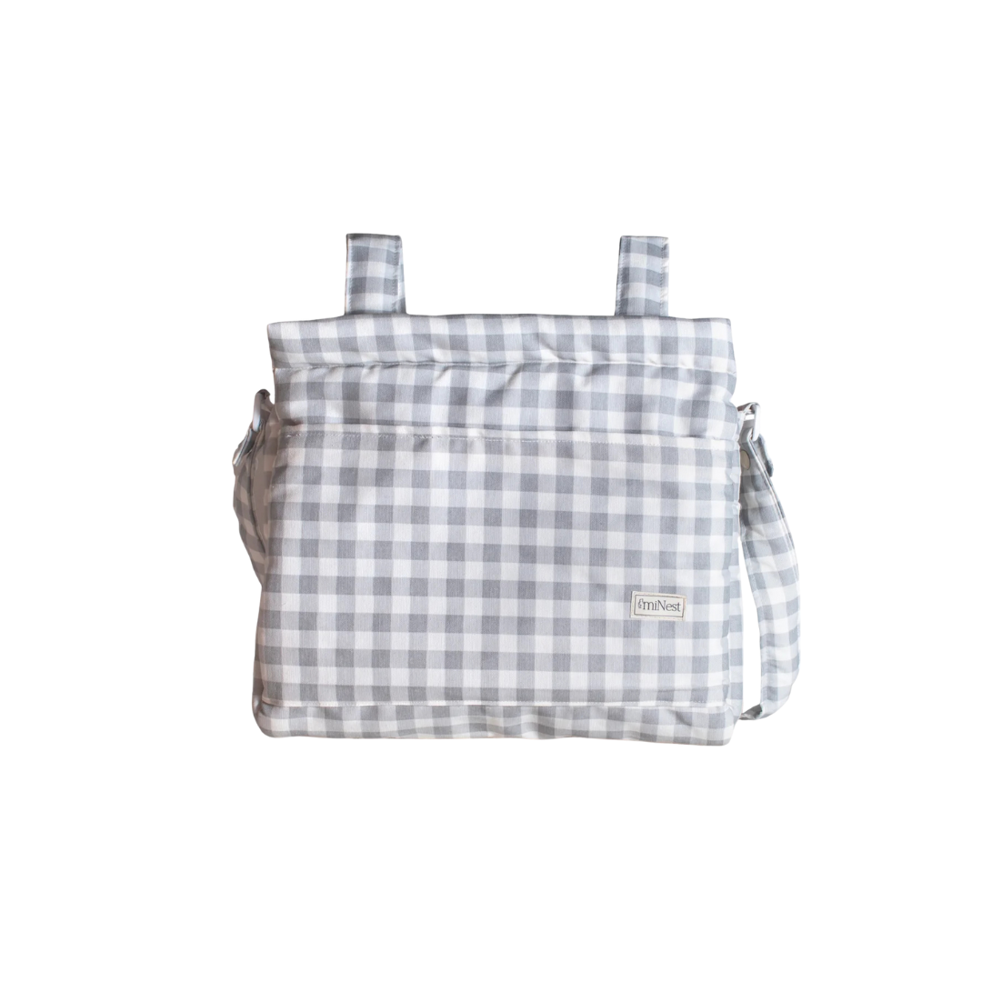 Bolso Clásico - Vichy Gris | miNest