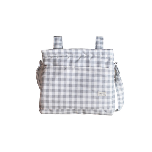 Bolso Clásico - Vichy Gris | miNest