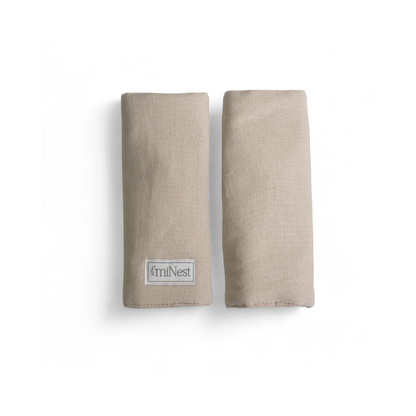 Protector de Tirantes - Vichy Beige y Camel (Reversible) | miNest