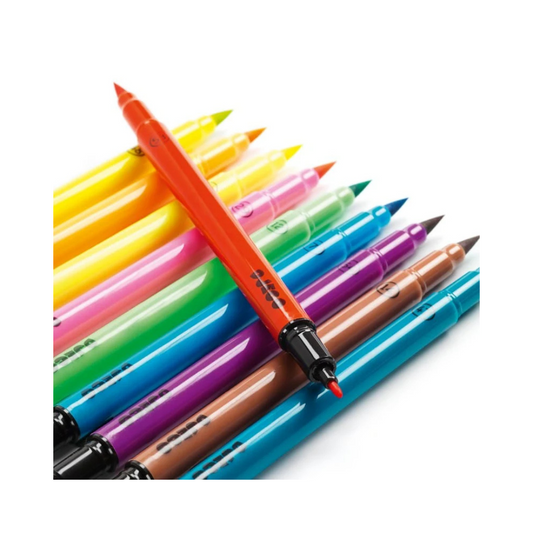 Set de 10 Plumones Colores Pop | Djeco