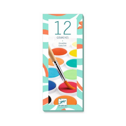Paleta de Acuarelas - 12 Colores | Djeco