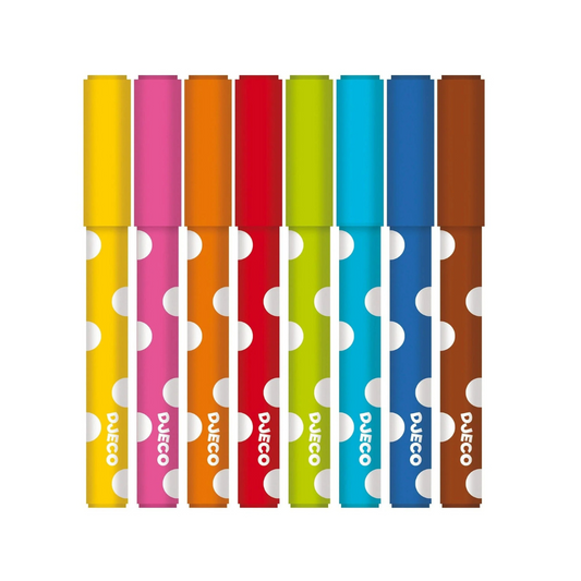 Set de 8 Plumones Suaves para Niños Pequeños | Djeco