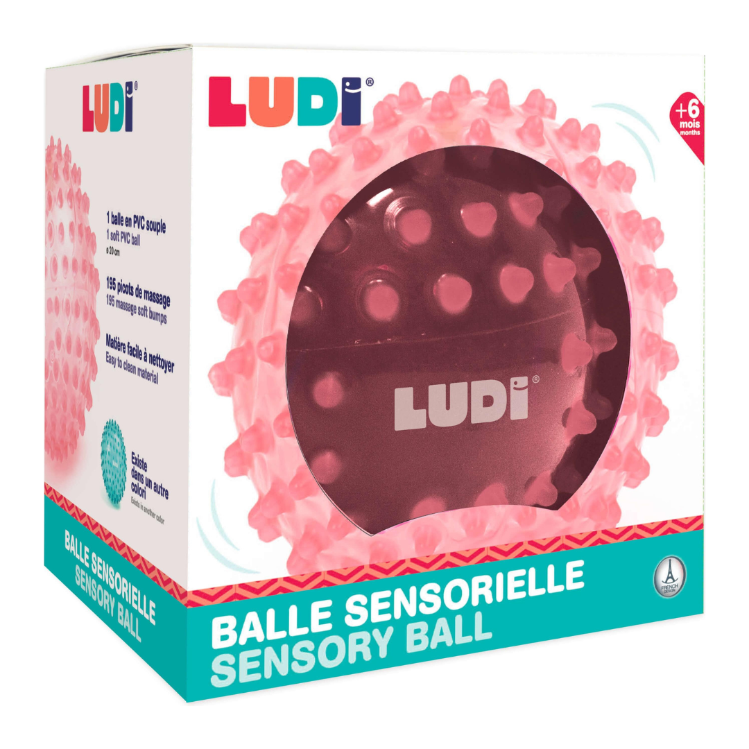 Pelota Sensorial - Rosa Claro | Ludi