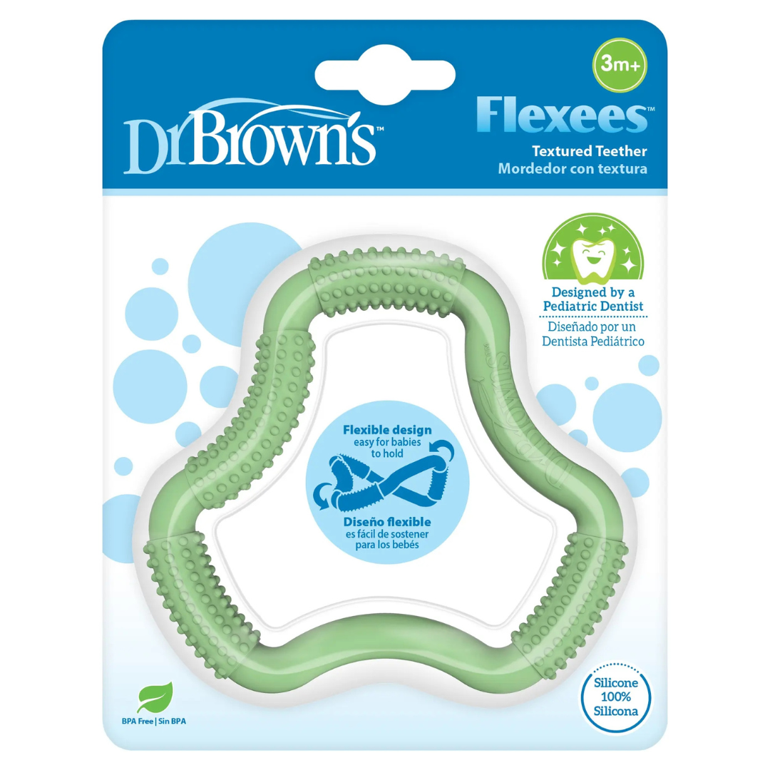 Mordedor Flexible - Forma de “A” Verde | Dr. Brown's
