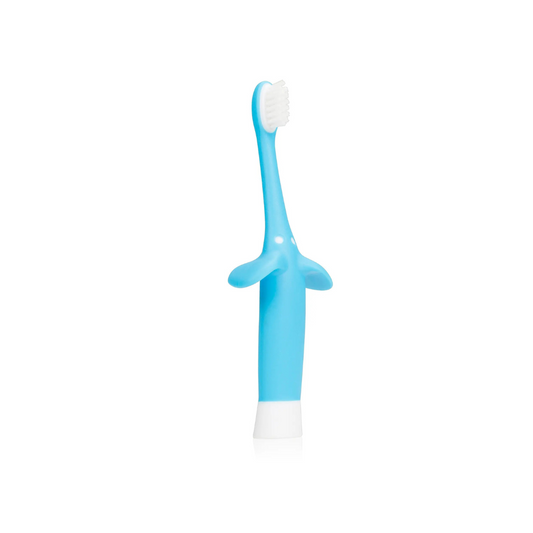 Cepillo de Dientes para Bebés y Niños (0-3 años) - Elefante Azul | Dr. Brown's