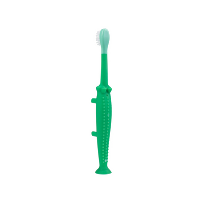 Cepillo de Dientes para Bebés y Niños (1-4 años) - Cocodrilo Verde | Dr. Brown's