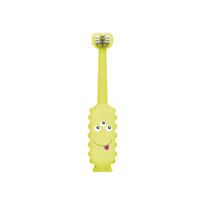Cepillo de Dientes para Bebés y Niños (1-4 años) Monster - Verde | Dr. Brown's