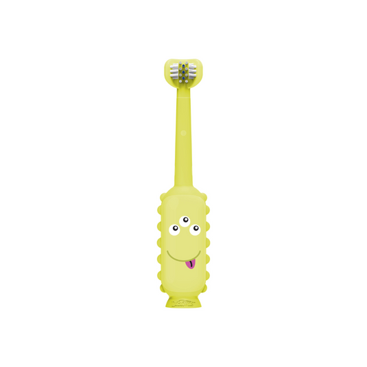 Cepillo de Dientes para Bebés y Niños (1-4 años) Monster - Verde | Dr. Brown's