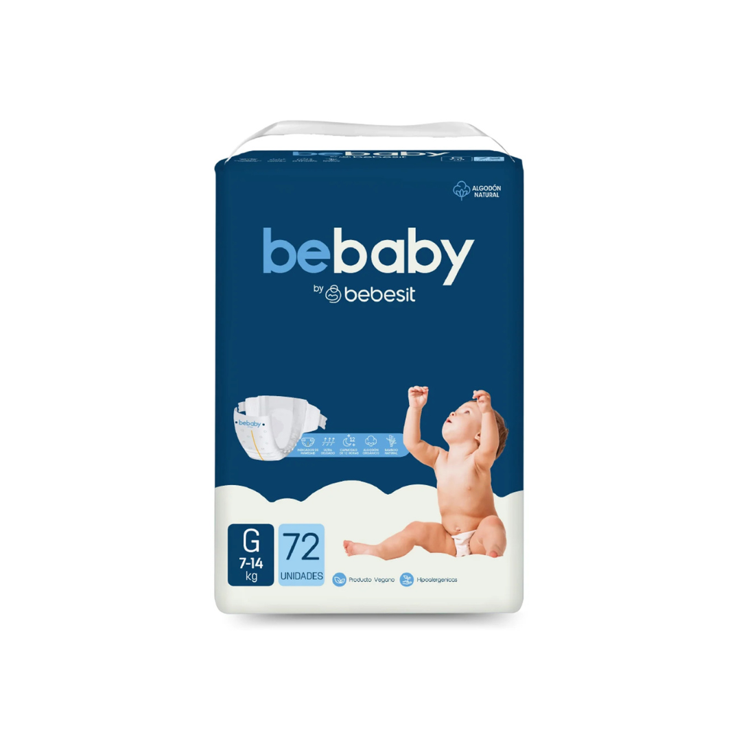 Pañales Bebaby Premium 72 Unidades | Bebesit