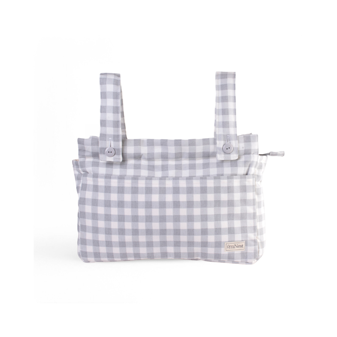 Bolso Organizador - Vichy Gris | miNest