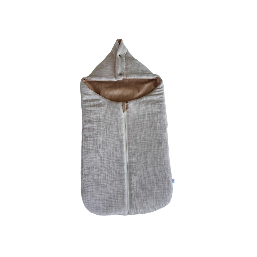 Saquito para Moisés - Cotelé Beige | miNest