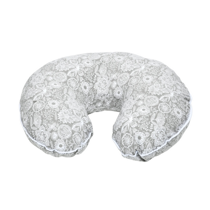 Cojin de Lactancia Soft - Mandala Gris | Nueve Lunas