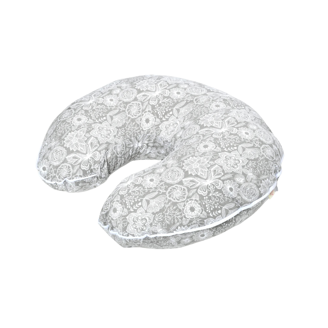 Cojin de Lactancia Soft - Mandala Gris | Nueve Lunas