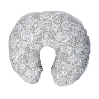 Cojin de Lactancia Soft - Mandala Gris | Nueve Lunas