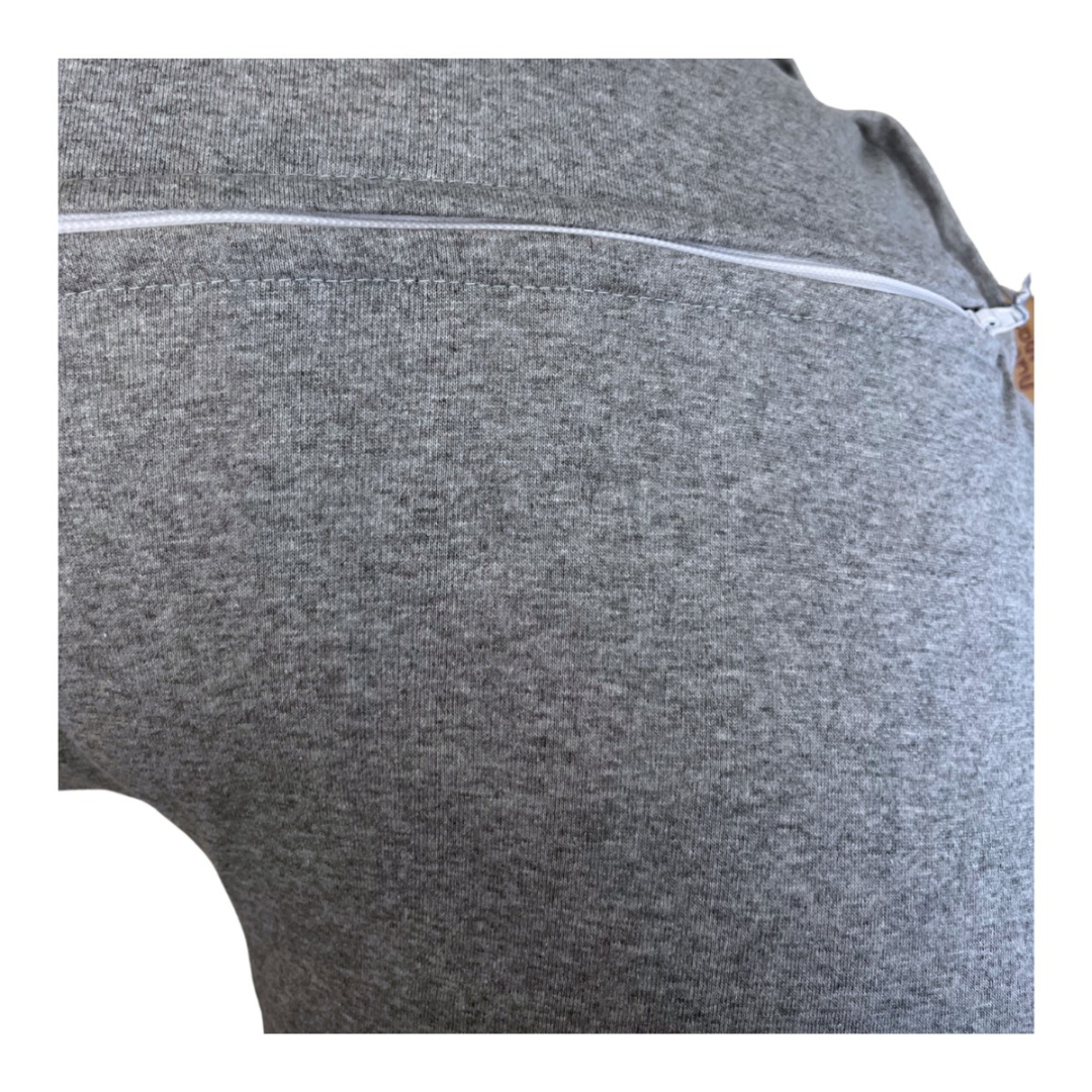 Cojin de Lactancia Soft - Gris | Nueve Lunas