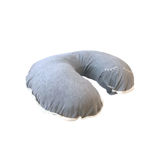Cojin de Lactancia Soft - Gris | Nueve Lunas