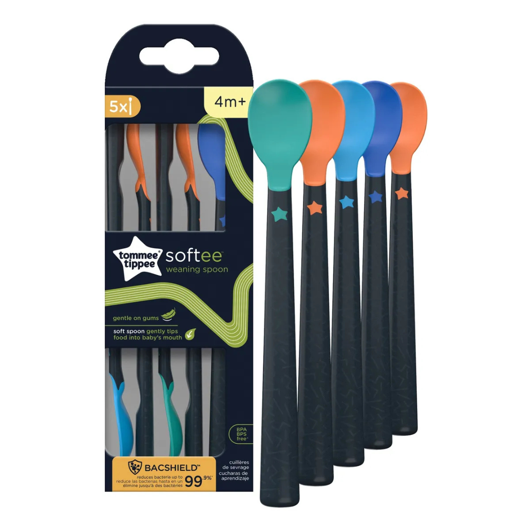 Pack de 5 Cucharas de Alimentación Softee (4 meses +) | Tommee Tippee