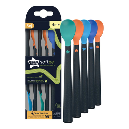Pack de 5 Cucharas de Alimentación Softee (4 meses +) | Tommee Tippee
