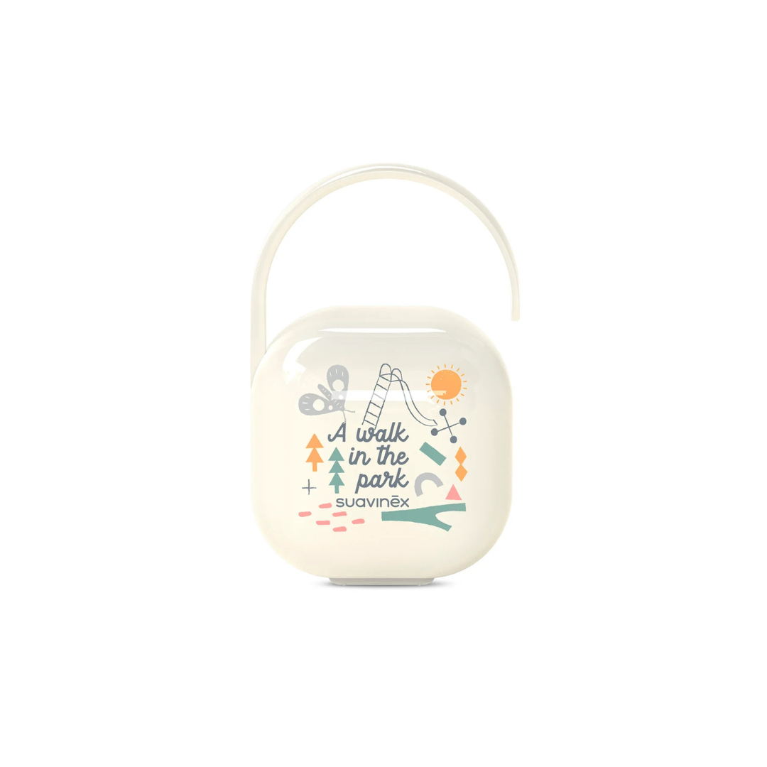 Portachupetes Walk - Blanco | Suavinex