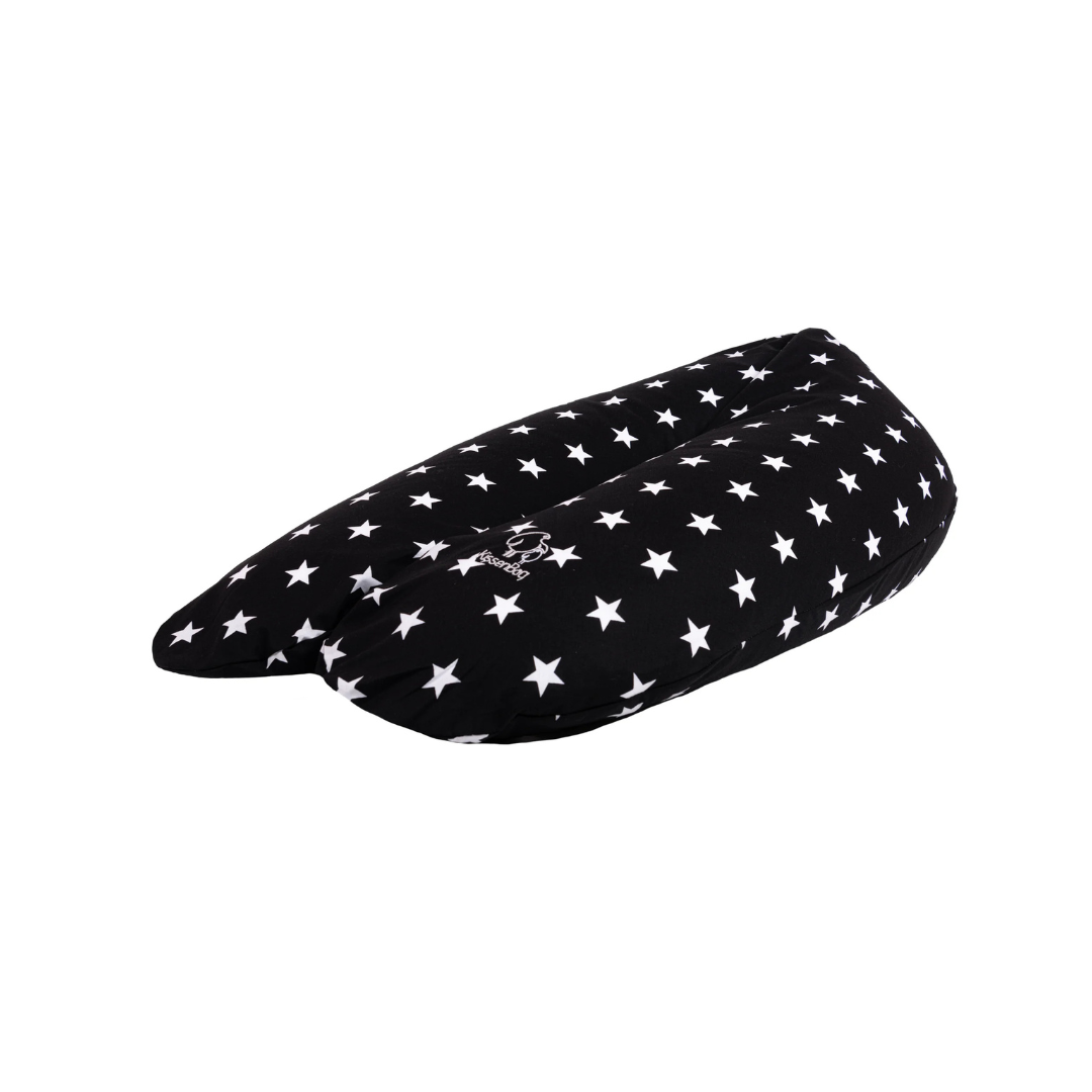 Cojín Maternal Multifuncional - Estrellas Negro | Kissenbag