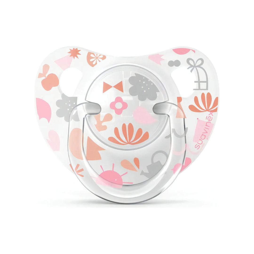 Pack de 2 Chupetes con Tetina Anatómica Látex Memories - Rosado | Suavinex