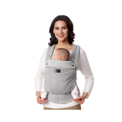 Portabebé 3 en 1 - Malla Gris | MomCozy