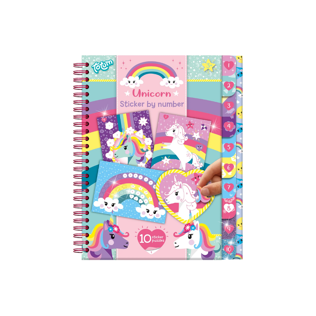 Sticker por Números - Unicornio | Totum