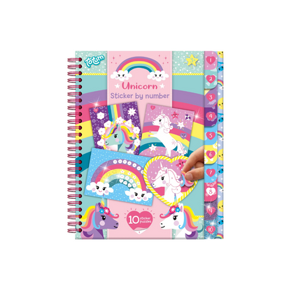 Sticker por Números - Unicornio | Totum
