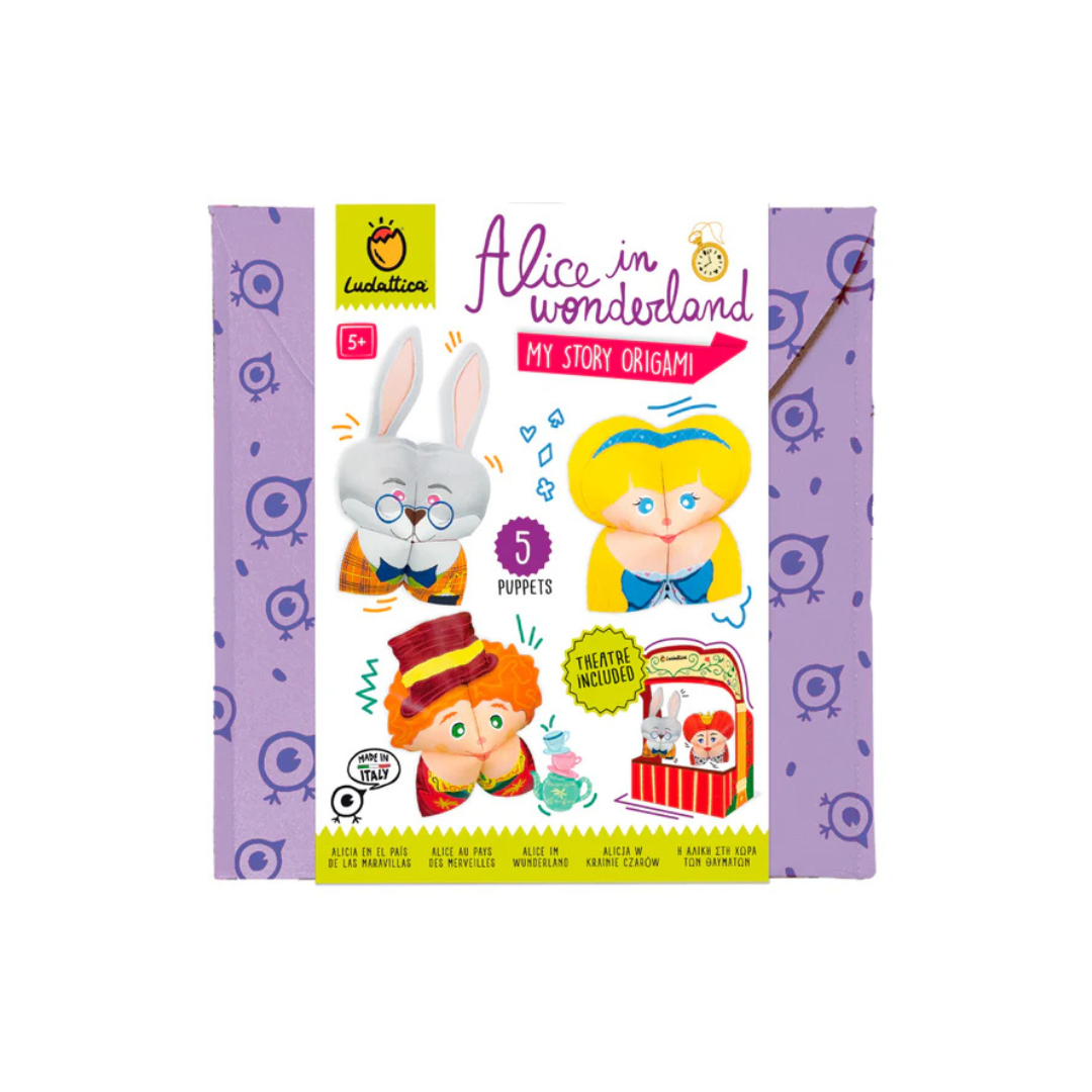 Origami Fácil - 12 Unidades - Alicia en el País de las Maravillas | Ludattica