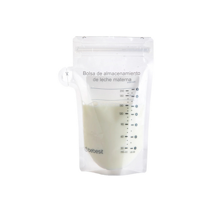 Bolsas para Almacenar Leche Materna 200 ml - Pack de 30 Unidades | Bebesit