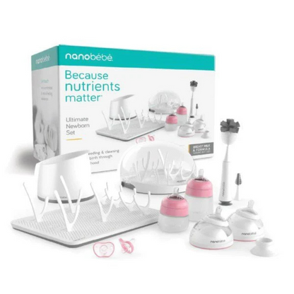 Set de Alimentación Primordial - Rosa | Nanobebé