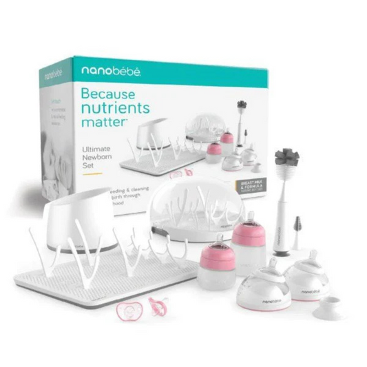 Set de Alimentación Primordial - Rosa | Nanobebé