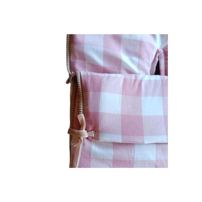 Saco para Coche - Algodón - Vichy Rosado | Baby Mattress