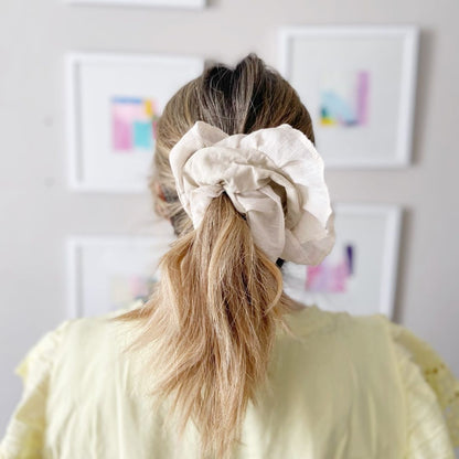 Collet Scrunchie - Lino Beige | An y Lu
