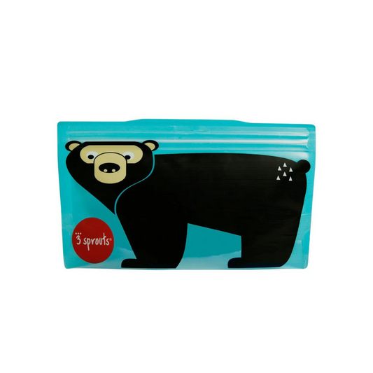 Bolsas Reutilizables para Snack - 2 unidades - Oso | 3 Sprouts
