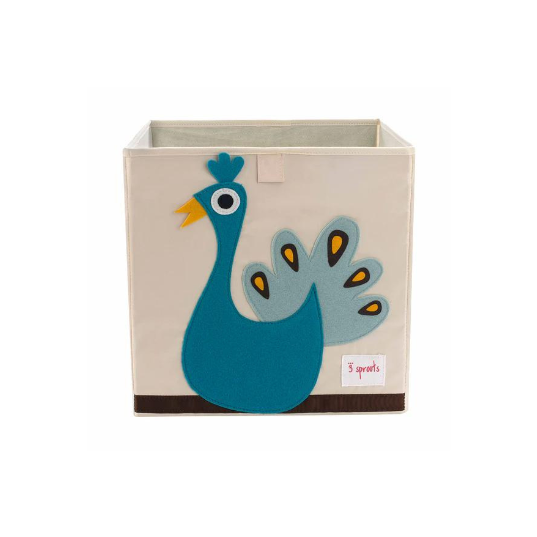 Caja Organizadora - Pavo Real | 3 Sprouts