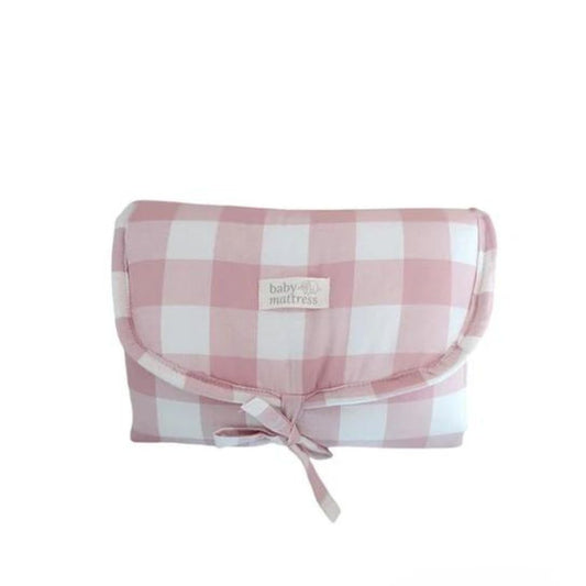 Portable Changing Pad - Vichy Pink 