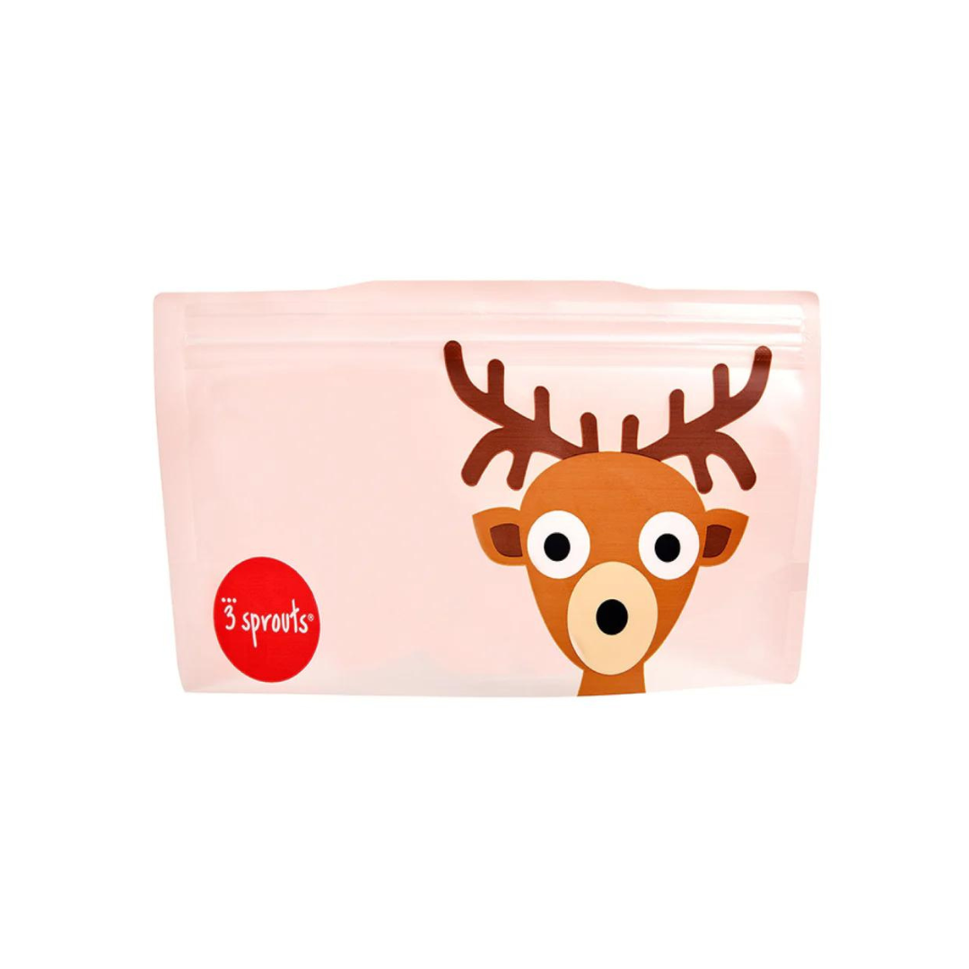 Bolsas Reutilizables para Snack - 2 unidades - Venado | 3 Sprouts