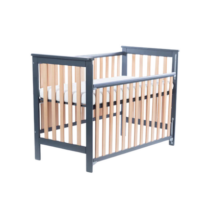 Cuna Colecho Leo - Madera/Gris (120 x 60) | Drewex