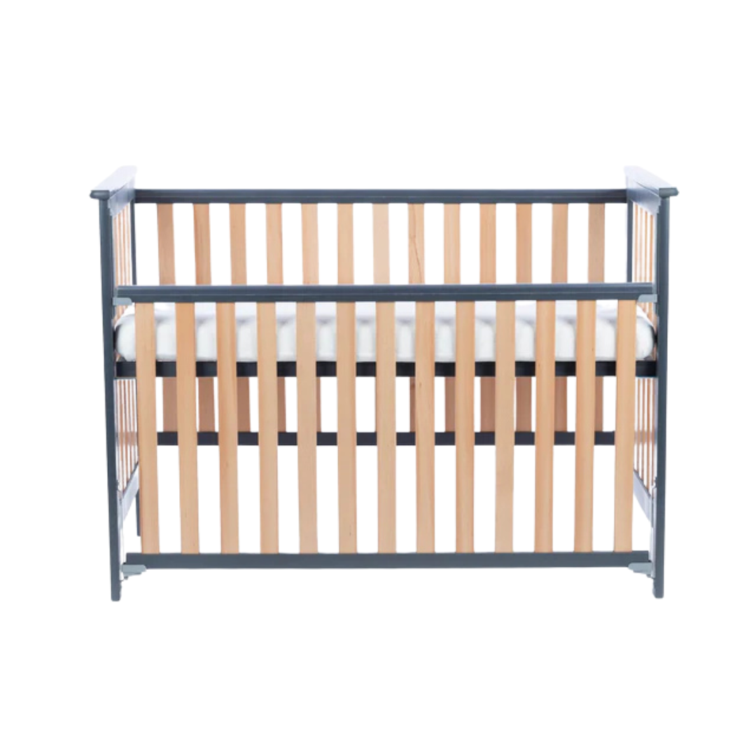Cuna Colecho Leo - Madera/Gris (120 x 60) | Drewex