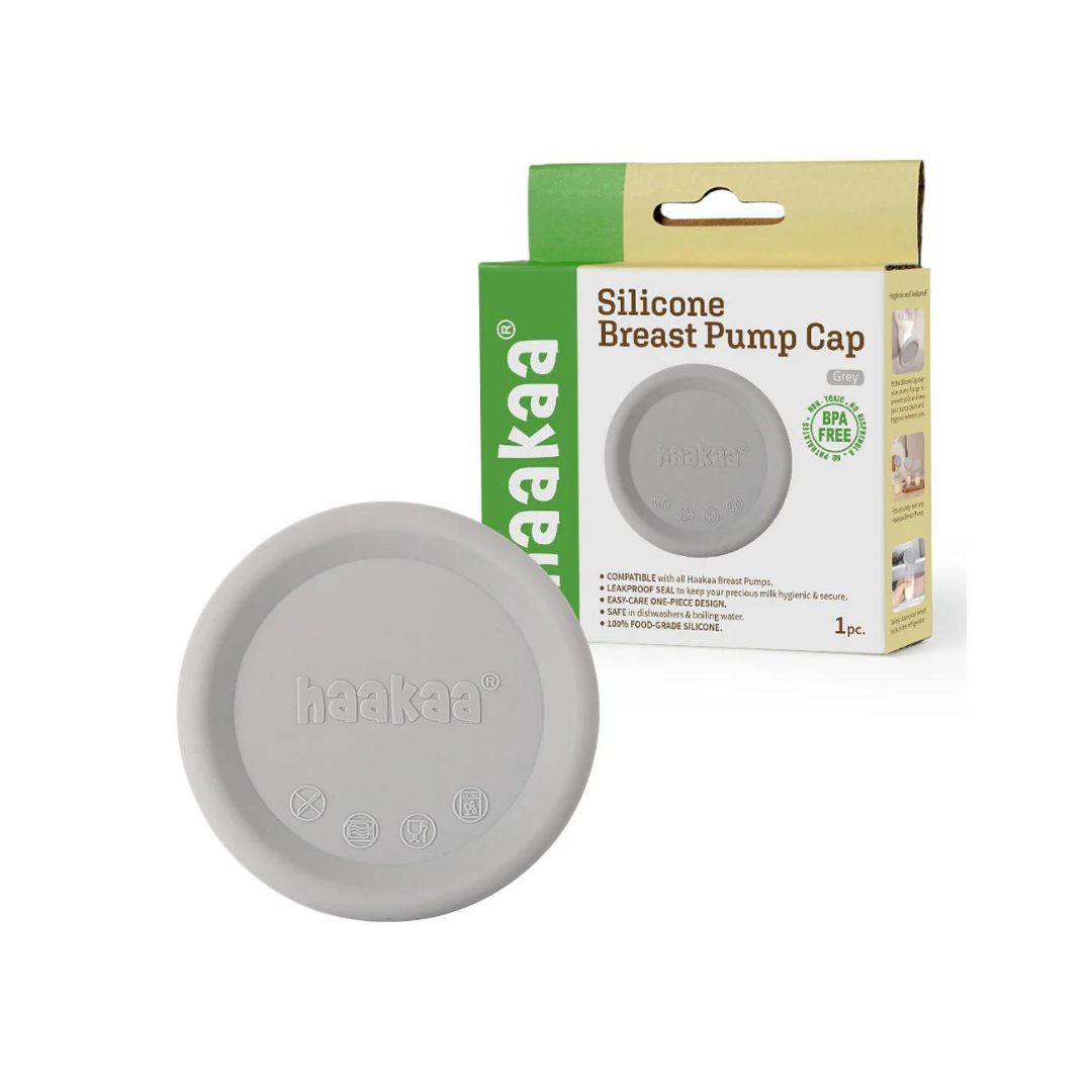 Tapa de Silicona para Recolector de Leche Materna Haakaa - Grey | haakaa