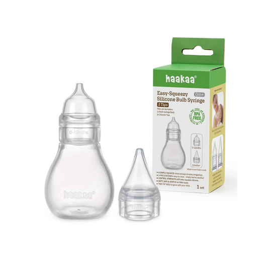 Aspirador Nasal Easy-Squeezy 2 puntas | haakaa