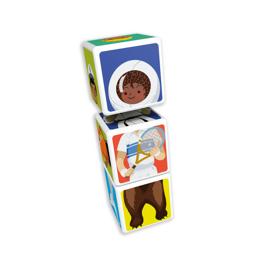 Cubos Magnéticos MAGICUBE - Figuras Combinadas (9 piezas) | Geomag