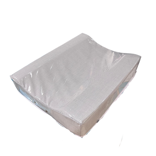 Mudador Anatómico Doble - Vichy Gris | Bee-Bee