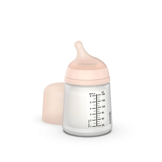Mamadera Zerø Zerø™  180 ml Anticólicos - Flujo Adaptable | Suavinex