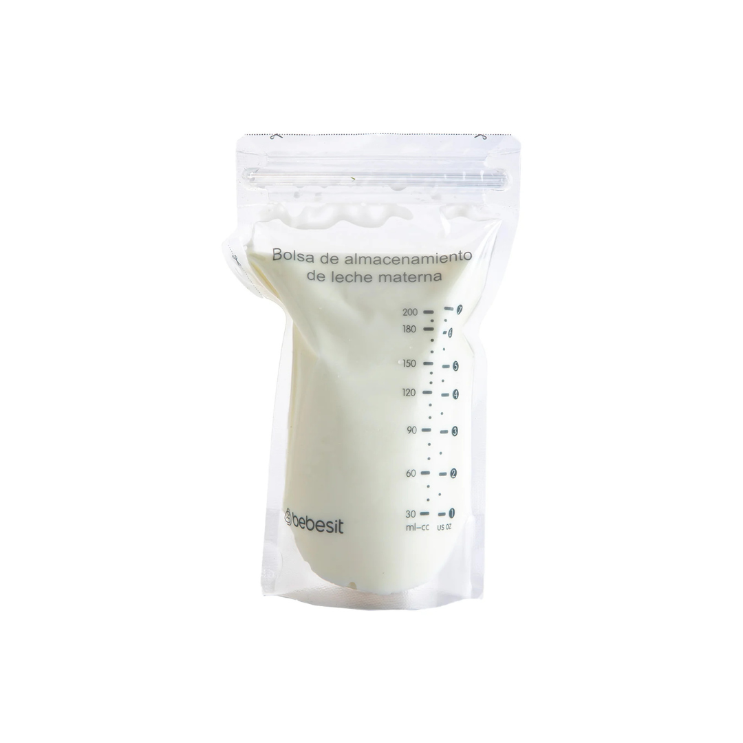 Bolsas para Almacenar Leche Materna 200 ml - Pack de 30 Unidades | Bebesit