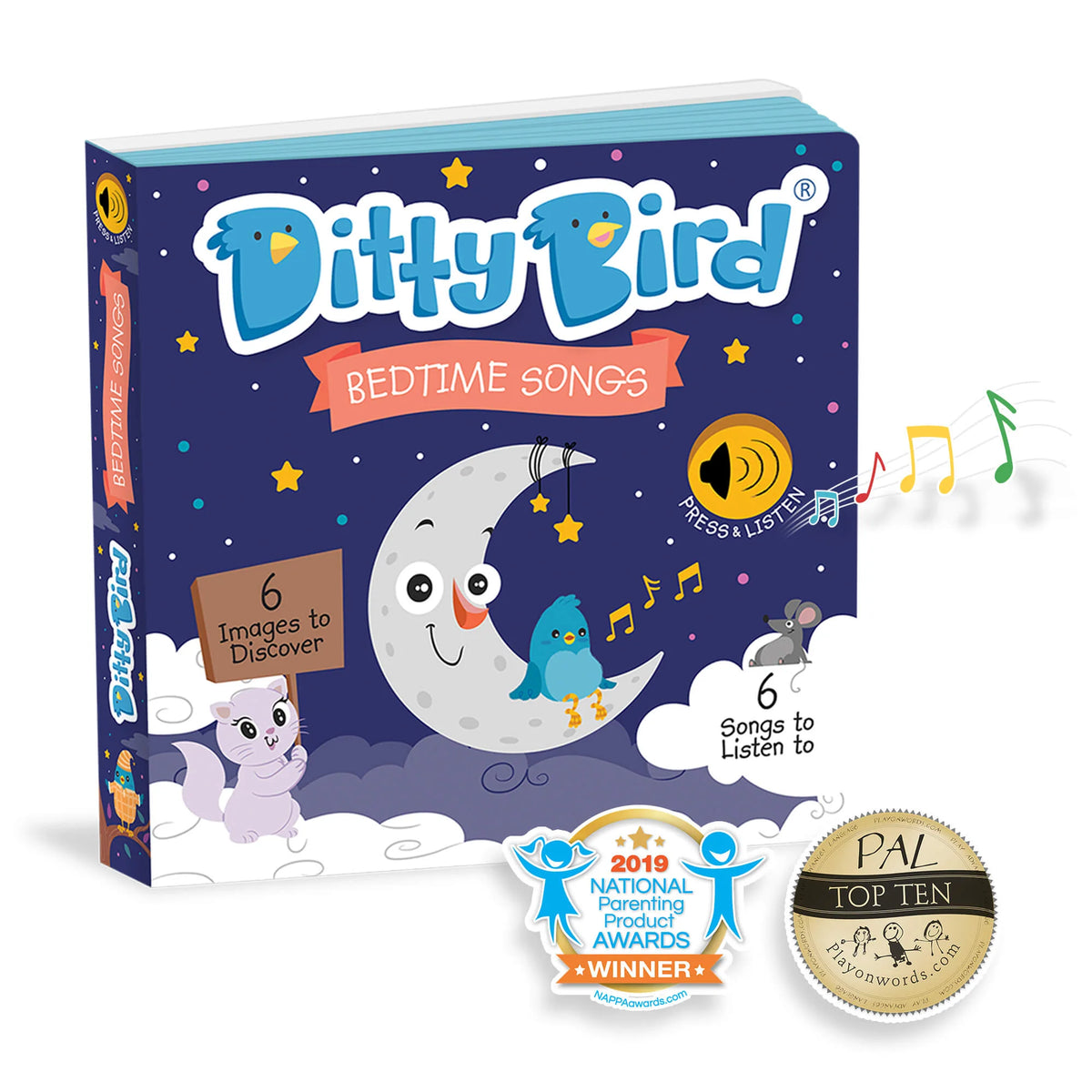 Libro Interactivo Musical - Bedtime Songs | Ditty Bird