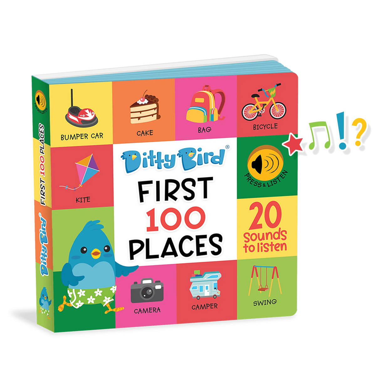 Libro Interactivo Musical - First 100 Places | Ditty Bird