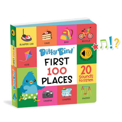 Libro Interactivo Musical - First 100 Places | Ditty Bird